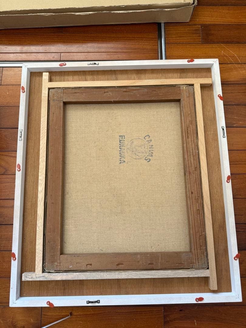 106.「チンドン服姿」髙橋一善 油絵