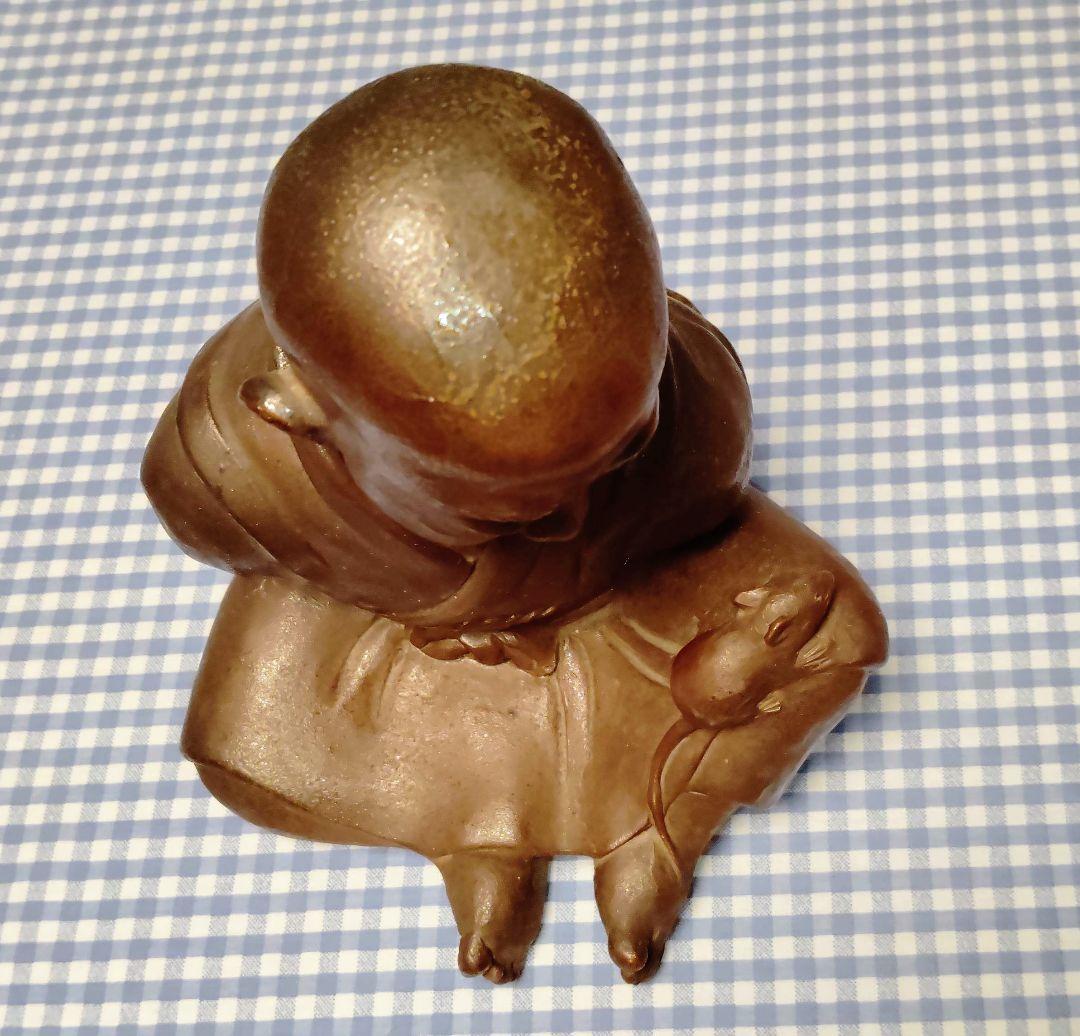 水墨画・雪舟「涙で鼠を描く」日本六古窯・備前焼■岡山県総社市宝福寺■作家物、陶印