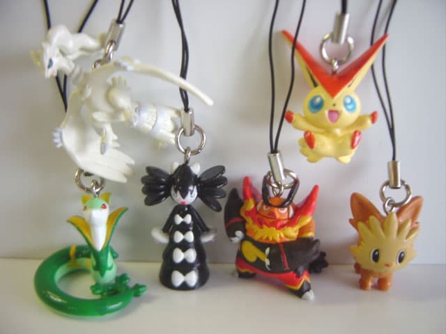 ♯Hgc12HT劇場版ポケモンストラップ白き英雄レシラム編全12種