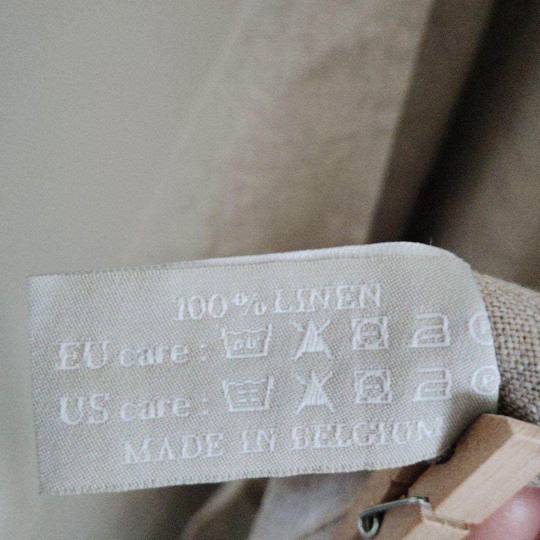 エプロン　麻100%　LIBECOリベコ　ベルギー製 未使用