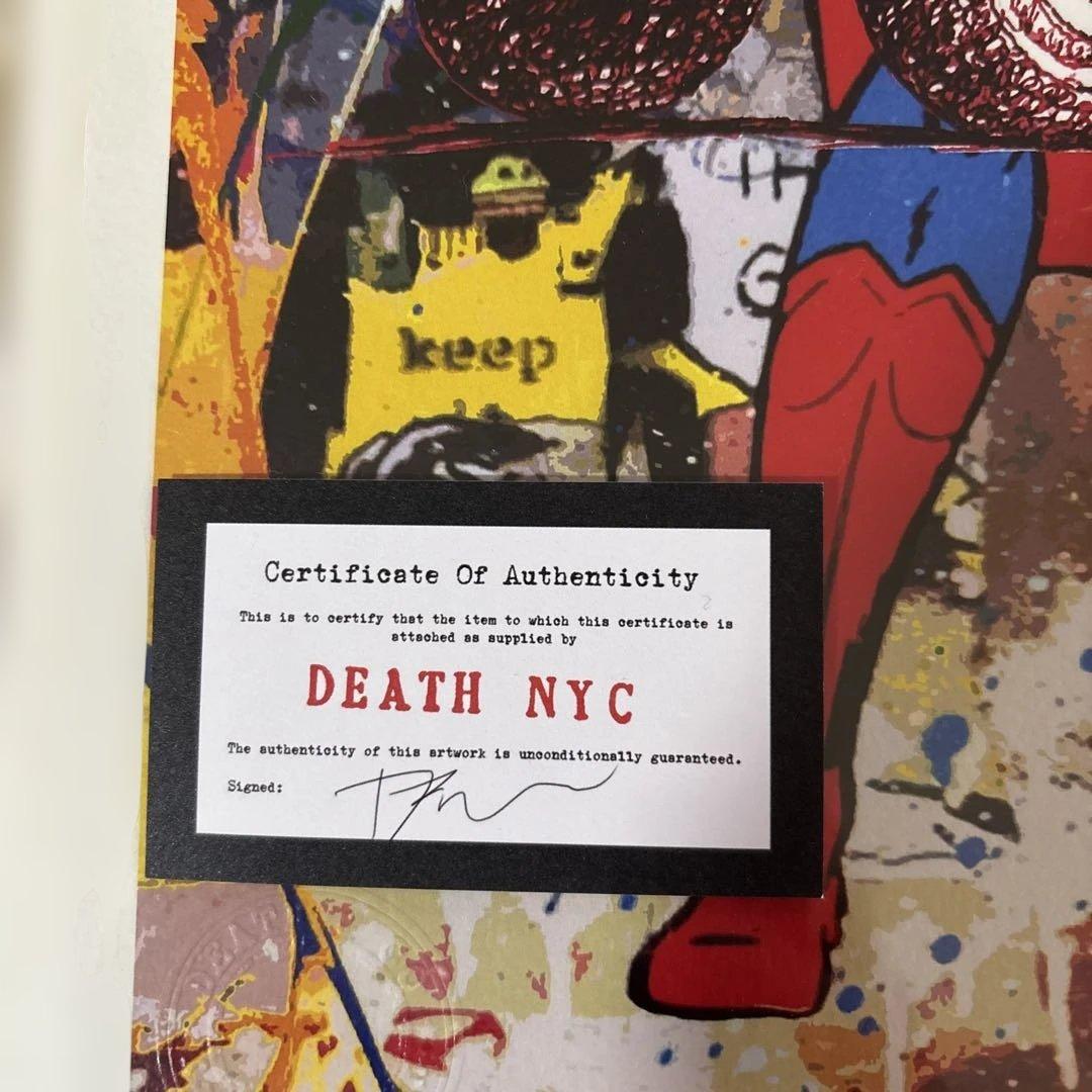 DEATH NYC スーパーマンとスヌーピー アート Rare 10/100 - メルカリ