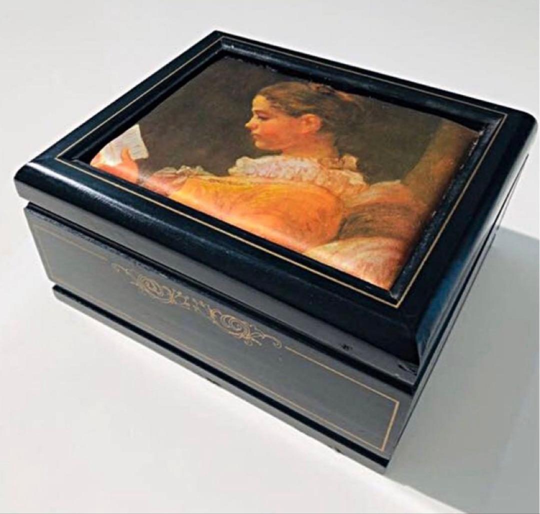 レトロ/アンティーク◆ハセガワ百万人のオルゴール◆オルゴール付ジュエリーボックス