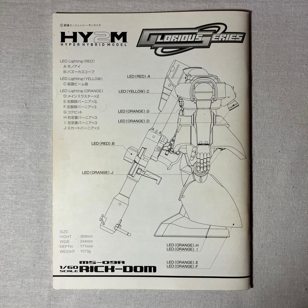 HY2M 1/60 リックドム　組み立て済み
