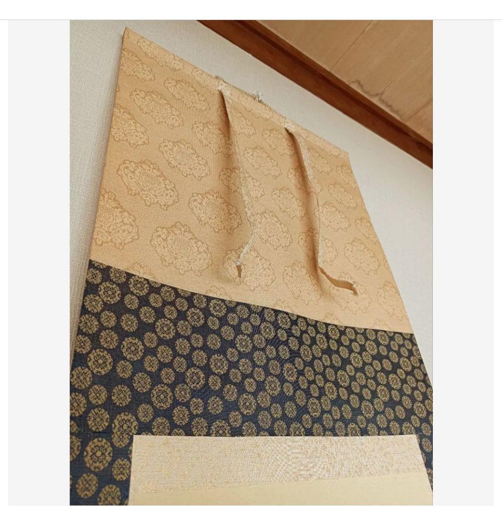 ☘幸運の綺麗な青い鳥☘ 掛け軸 絵 花鳥風月 日本 美術 - メルカリ