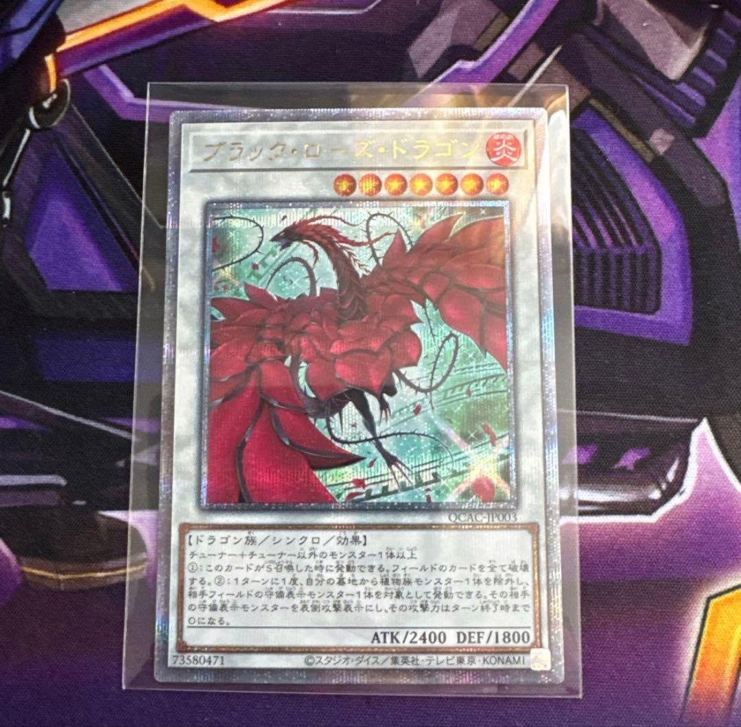 遊戯王 ブラック・ローズ・ドラゴン 絵違い 25thシークレット - メルカリ