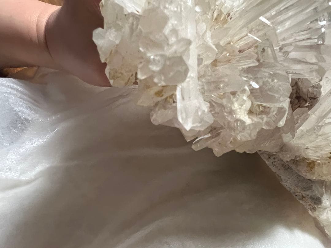 四川省産ニードル.クォーツフラワークラスター約5.2kg