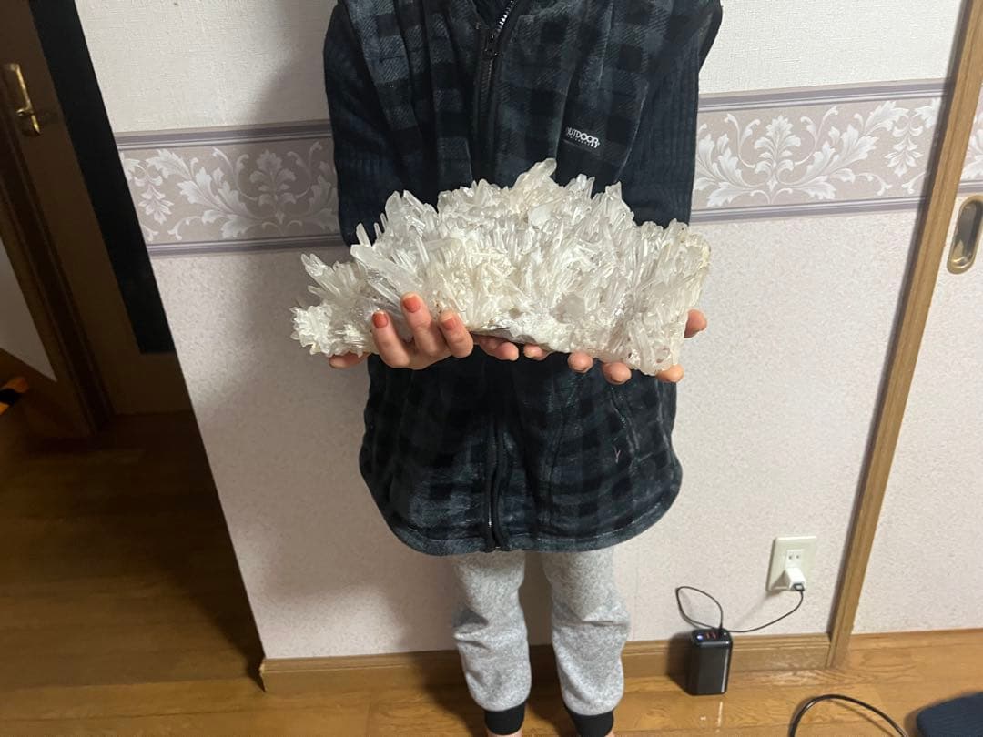 四川省産ニードル.クォーツフラワークラスター約5.2kg