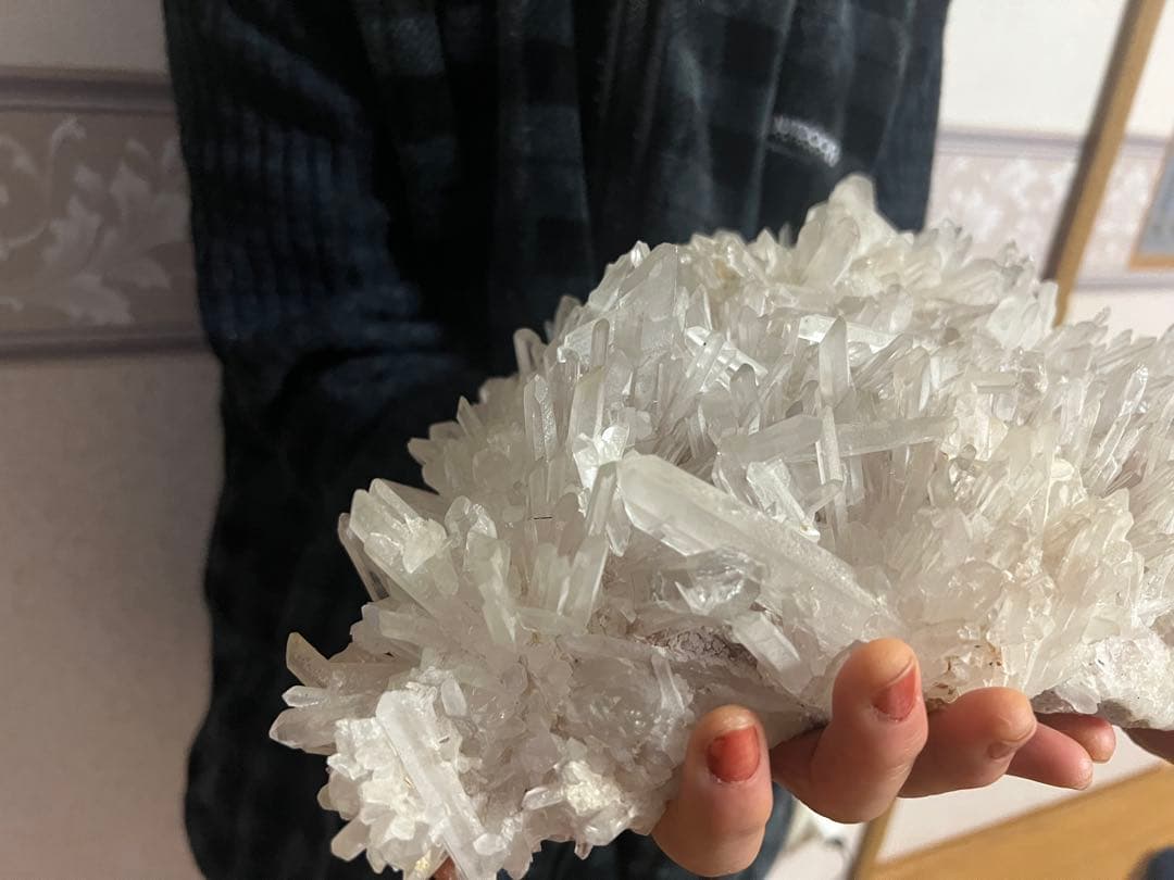 四川省産ニードル.クォーツフラワークラスター約5.2kg