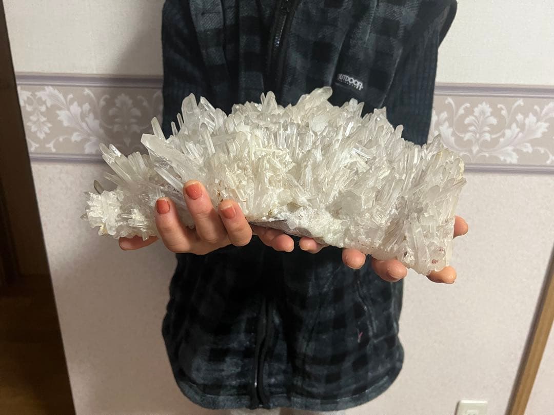 四川省産ニードル.クォーツフラワークラスター約5.2kg