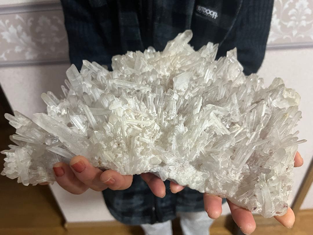 四川省産ニードル.クォーツフラワークラスター約5.2kg