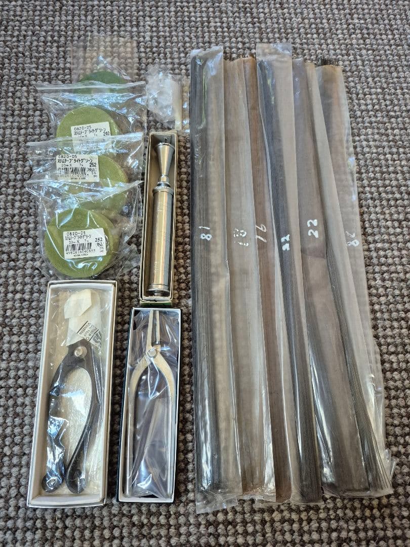 池坊 立華 花器 ハサミ 霧吹き 菊ため鋏他合計10種類