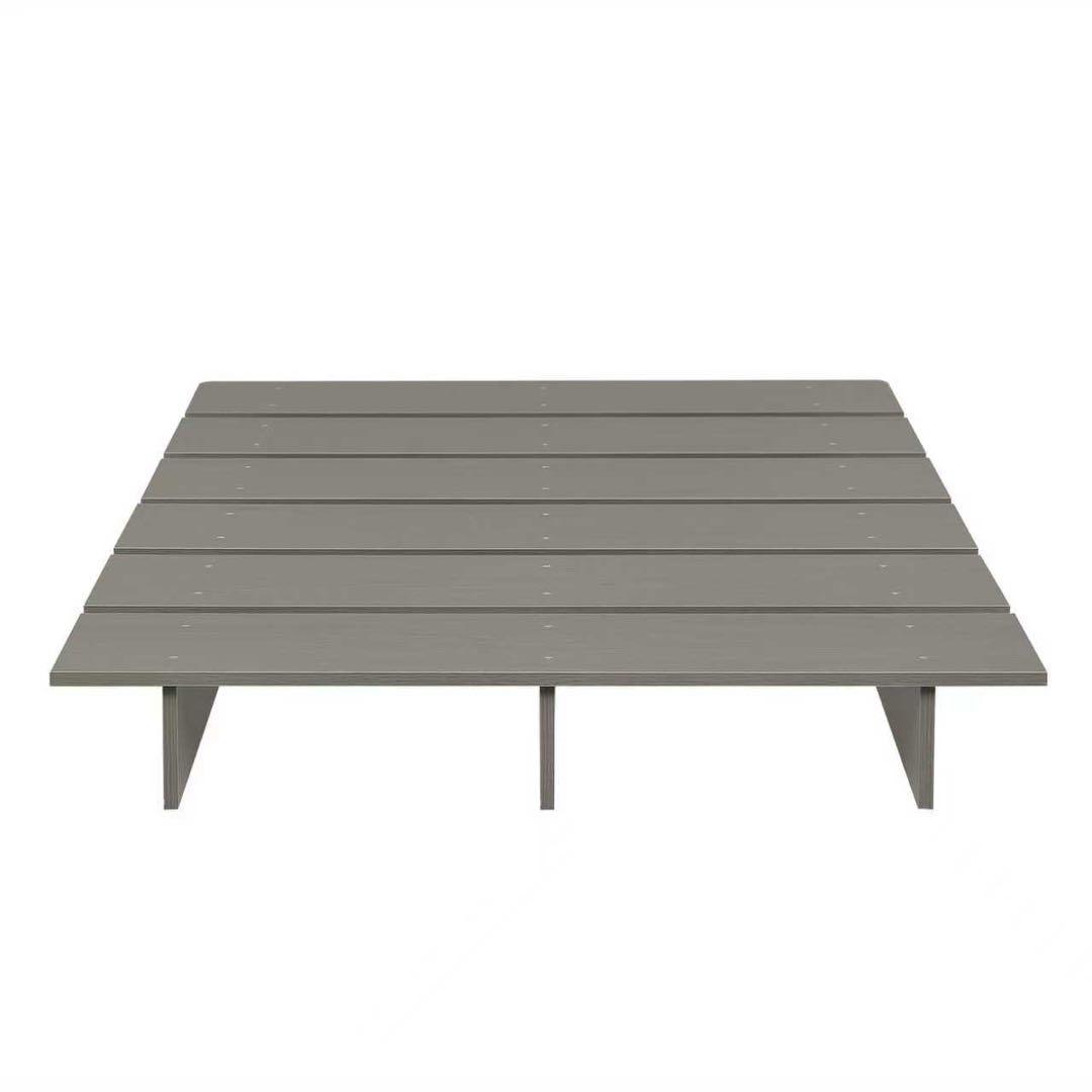 【新品】ステージ式ローベッド 幅120cm コンパクト