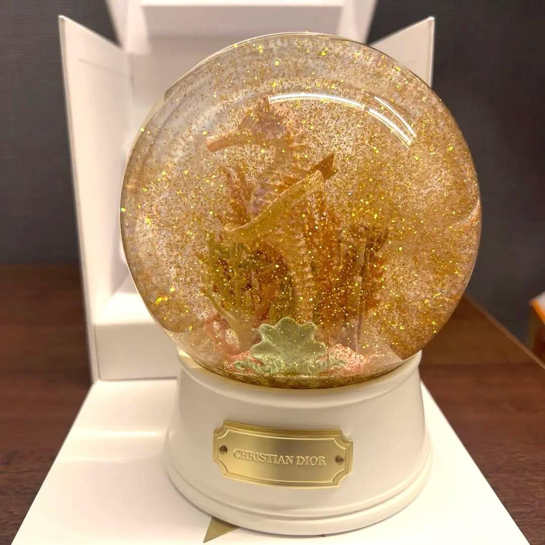 【美品】Dior ディオール スノードーム 海洋生物モチーフ