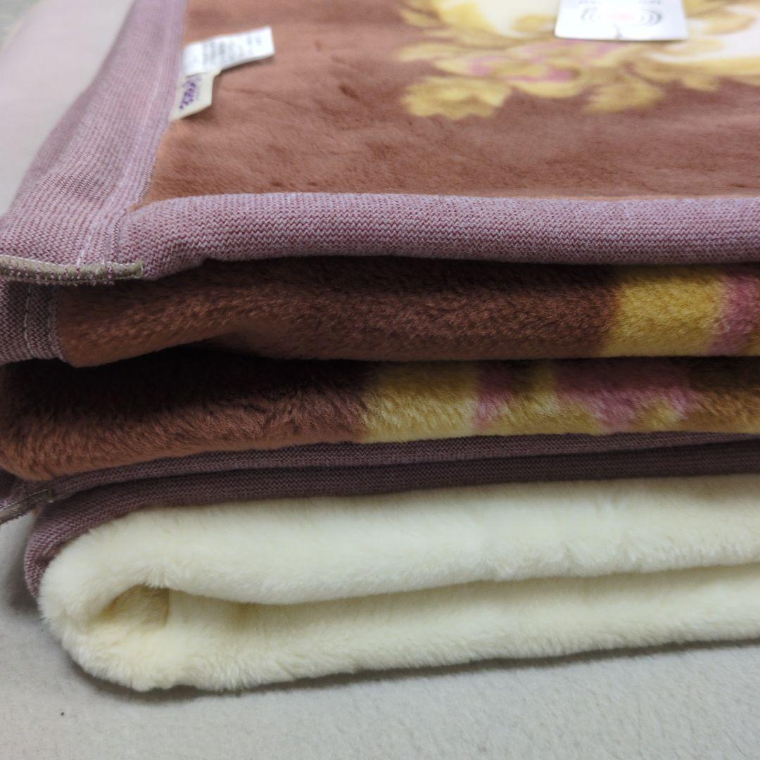 ダブルサイズニューマイヤー毛布ピンク