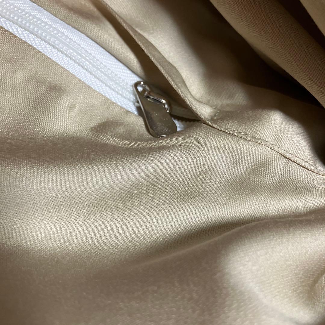 シルク100% 寝具4点セット　クイーンサイズ　ベージュ