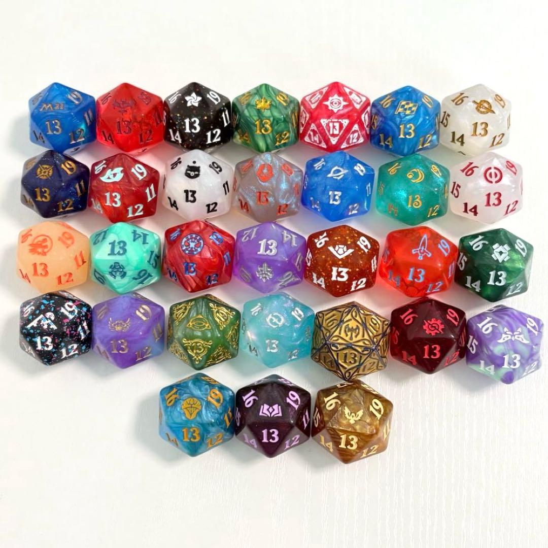 MTG 20面ダイス スピンダウンライフカウンター まとめ売り - メルカリ