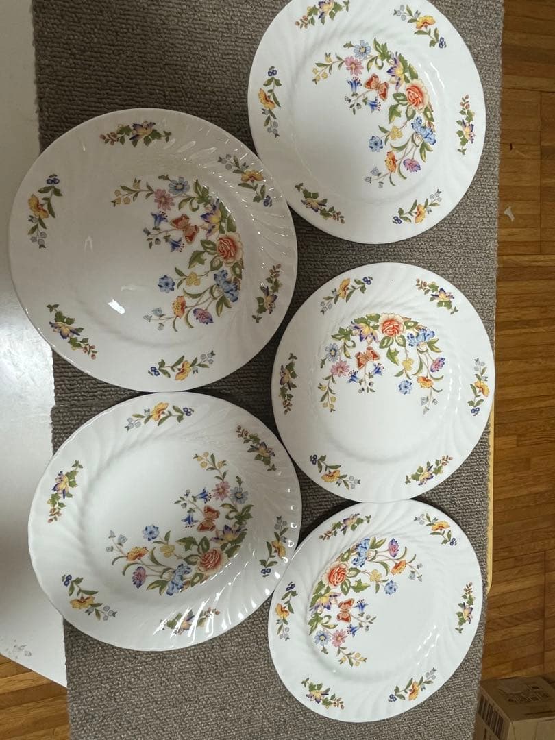 エインズレイ コテージガーデン 16cmプレート５枚セット