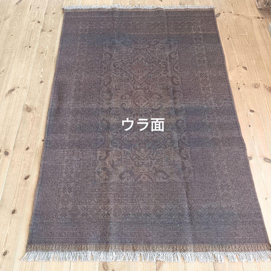 80s】L152cm トライバルラグ ヴィンテージラグ アフガンラグ ペルシャ