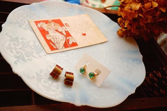 希少 大皿 マクベスエバンス ヴィンテージ アメリカンスウィートハート 30s