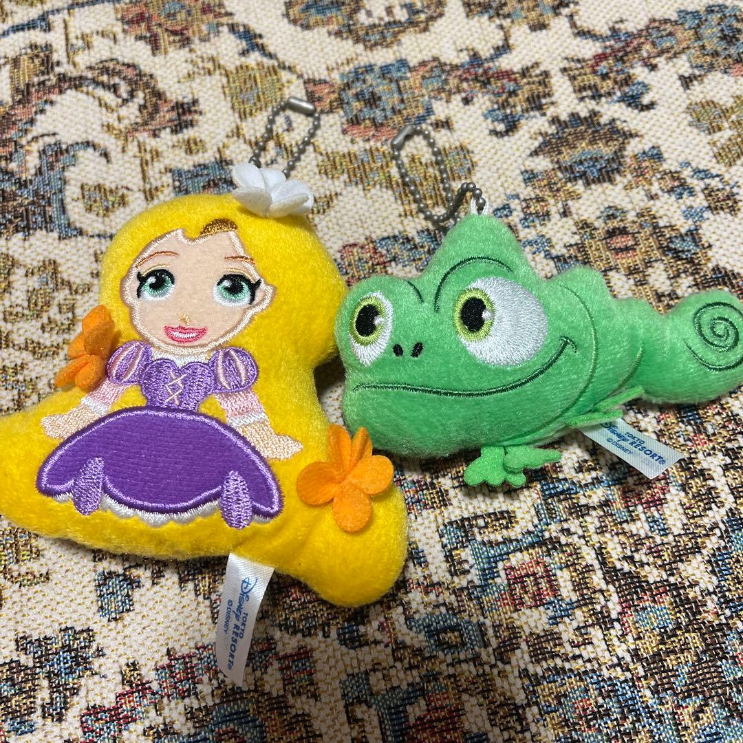 東京ディズニーリゾート ラプンツェル パスカルぬいぐるみバッジセット