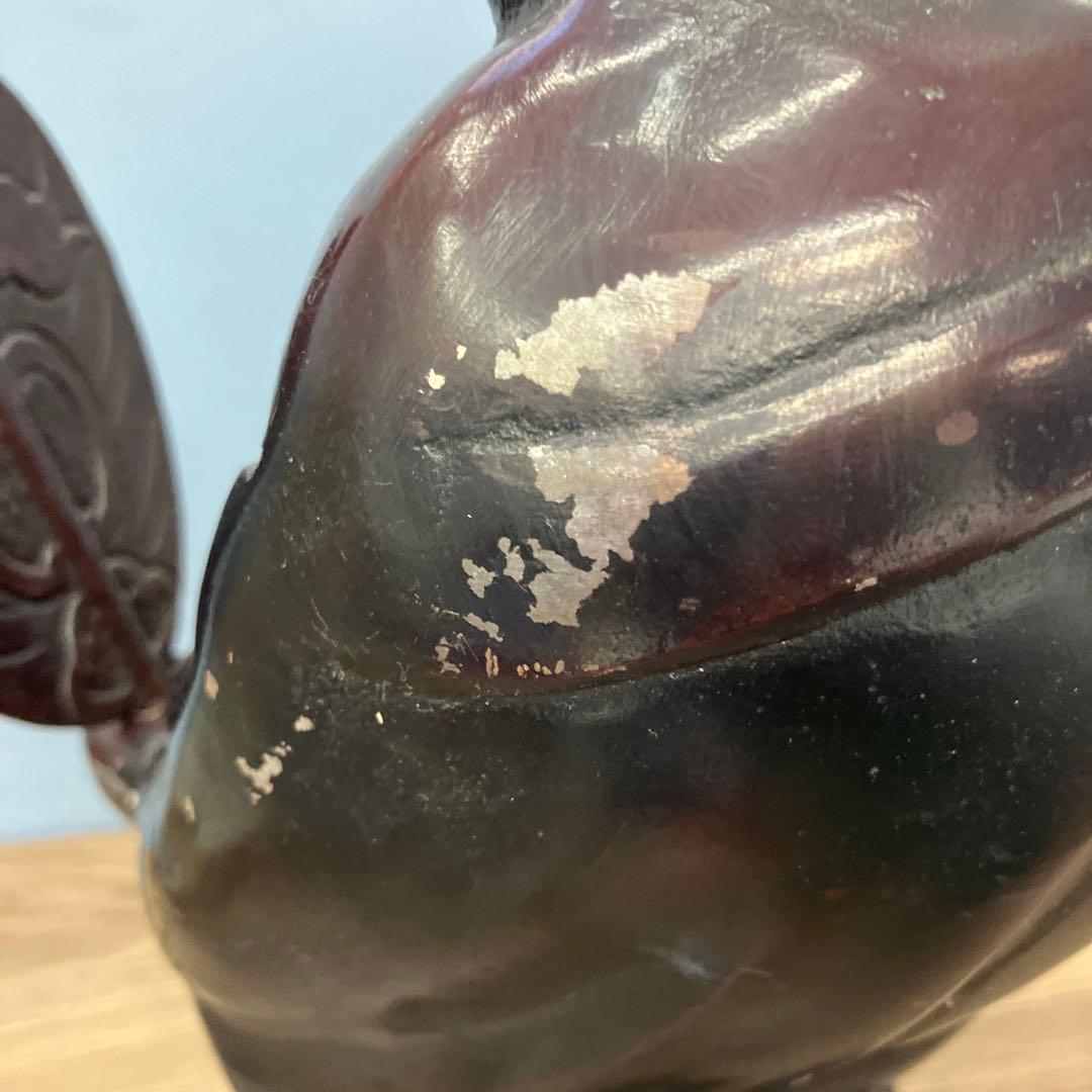 B-3 布袋様 置物 金属工芸 オブジェ 七福神 縁起物 開運 仏像 昭和レトロ