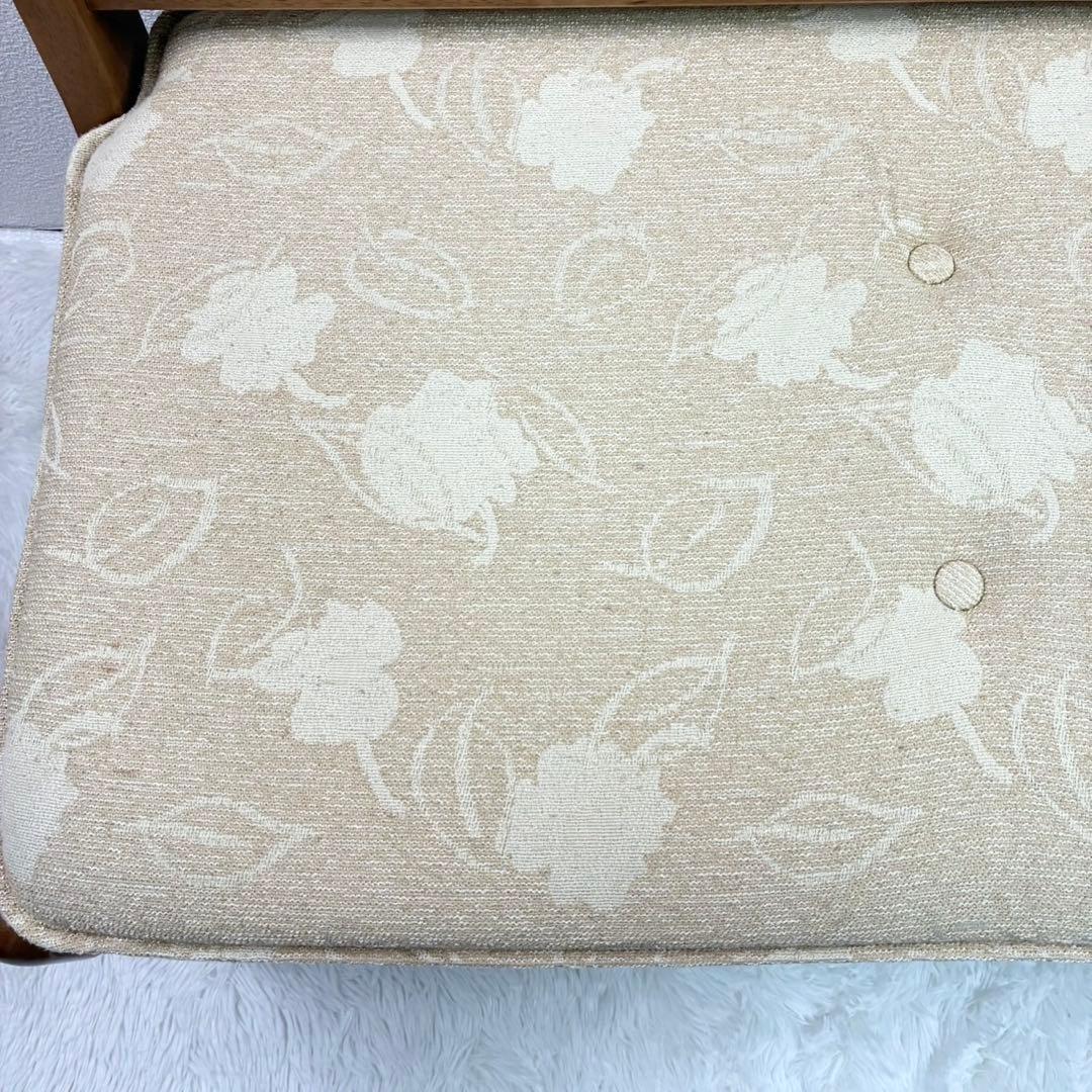 カリモク 希少 チターノ ナチュラルウッド ベンチ 専用クッション付