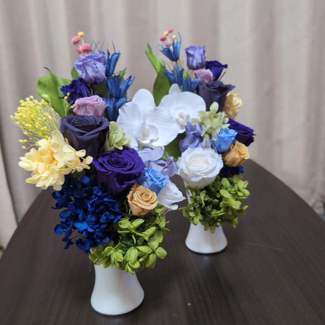 特選仏花 胡蝶蘭　 　大　　一対 造花無し　　 プリザーブドフラワー