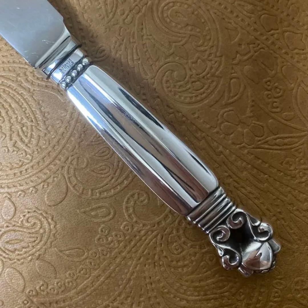 【ジョージジェンセン】フルーツナイフ 【純銀/約84g 】