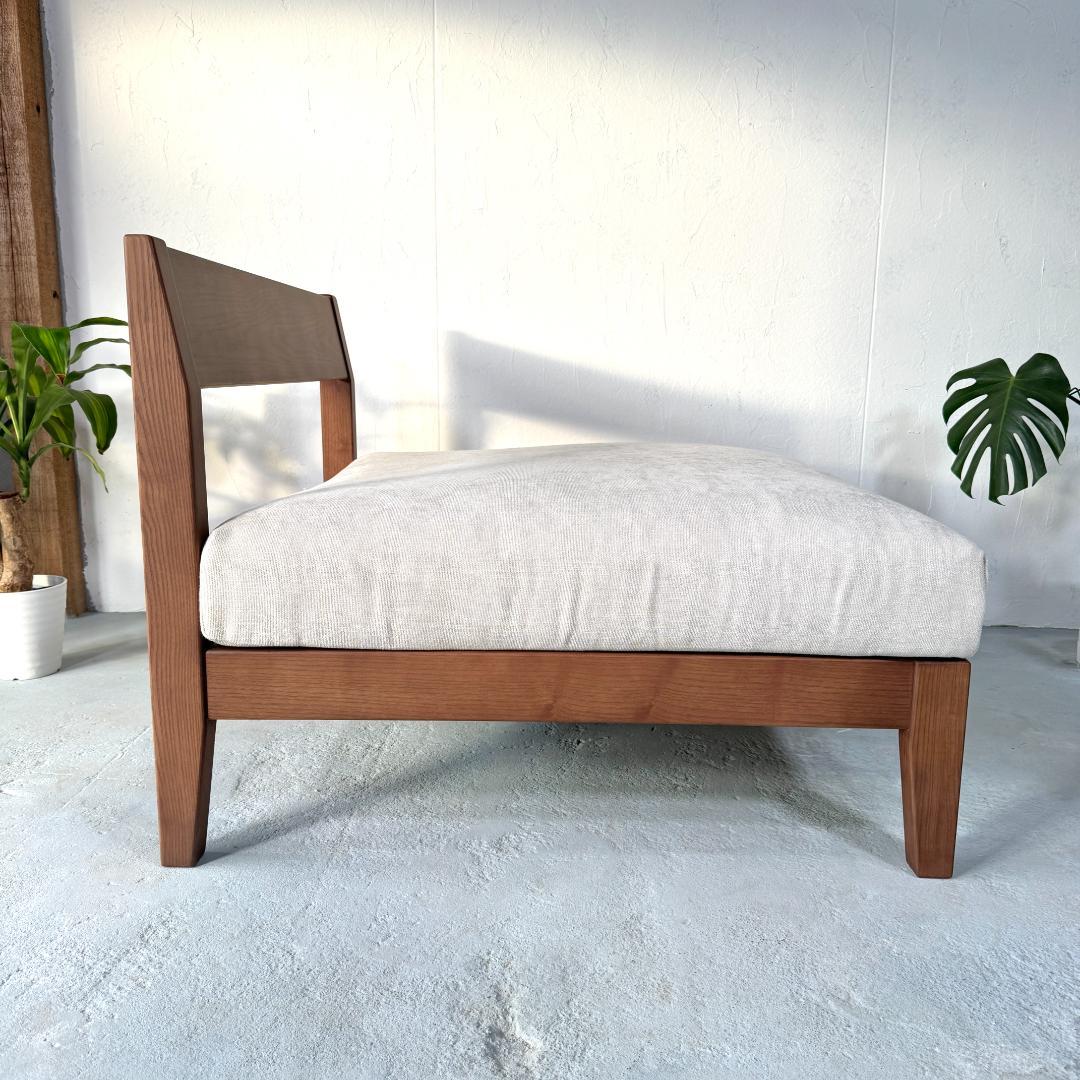 美品 廃番 ウニコ ブレイク 1.5シート ソファ 幅91cm フェザー 北欧