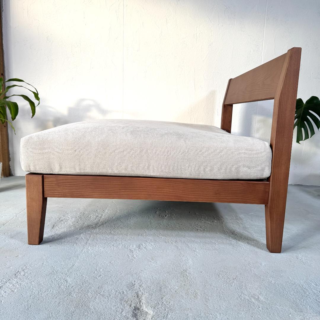 美品 廃番 ウニコ ブレイク 1.5シート ソファ 幅91cm フェザー 北欧