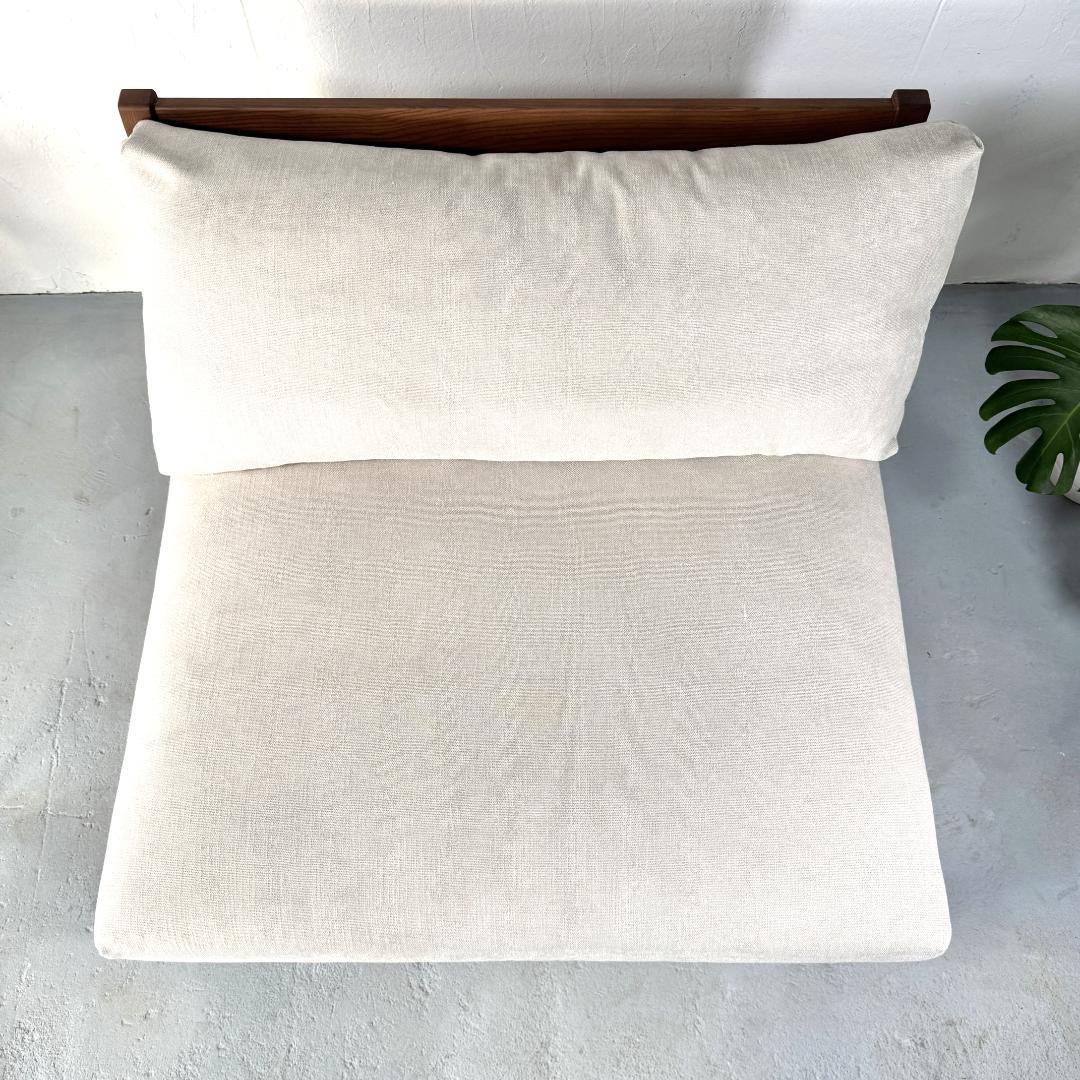 美品 廃番 ウニコ ブレイク 1.5シート ソファ 幅91cm フェザー 北欧