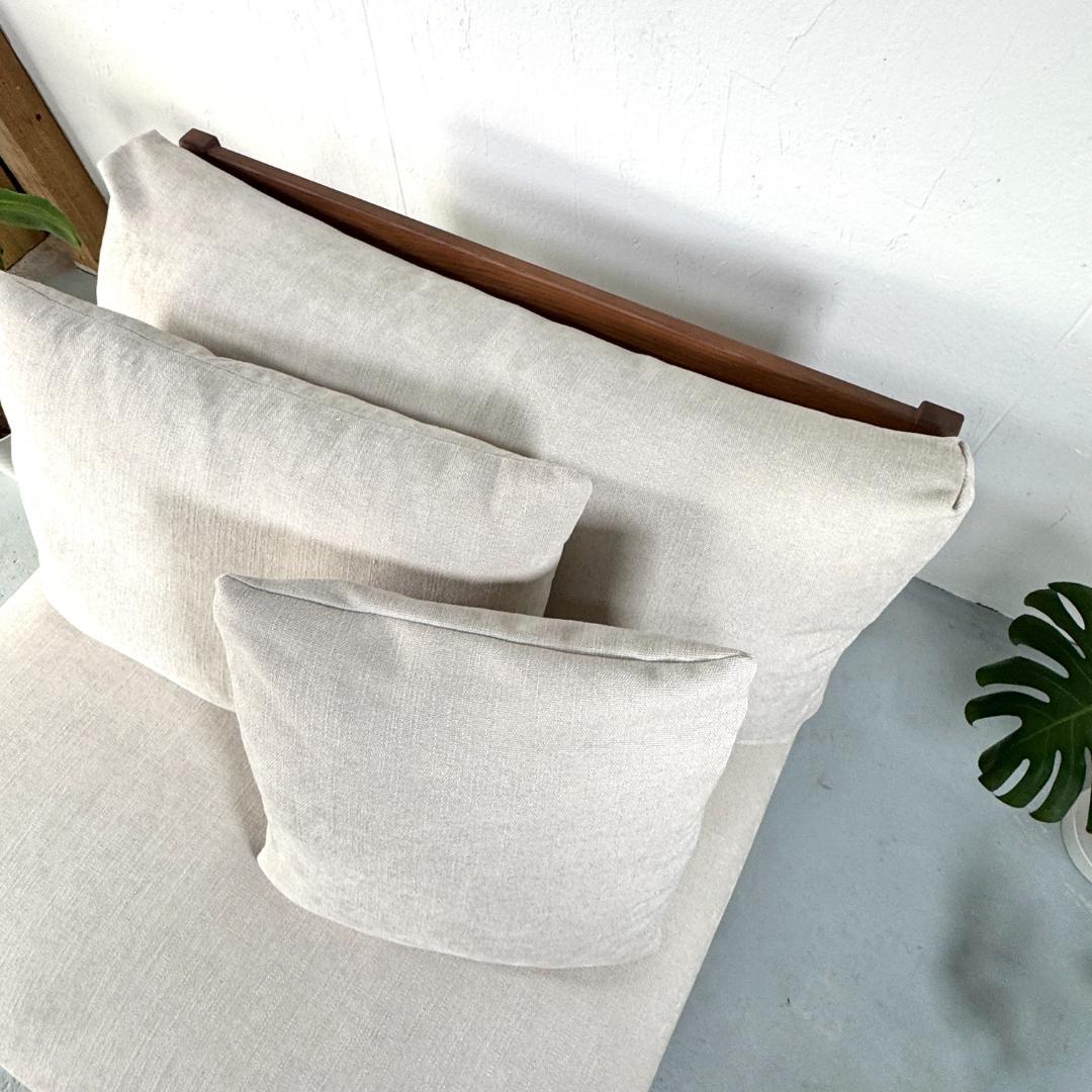 美品 廃番 ウニコ ブレイク 1.5シート ソファ 幅91cm フェザー 北欧