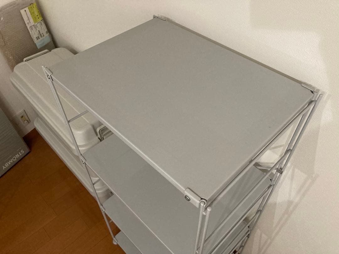 【無印良品】スチールユニットシェルフ　グレー