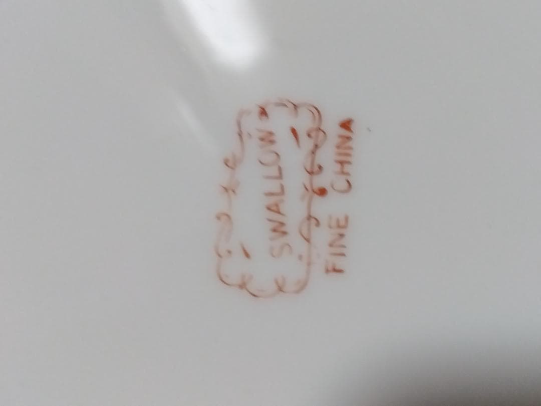 ヴィンテージ　SWALLOW ファインチャイナ 皿 6枚セット