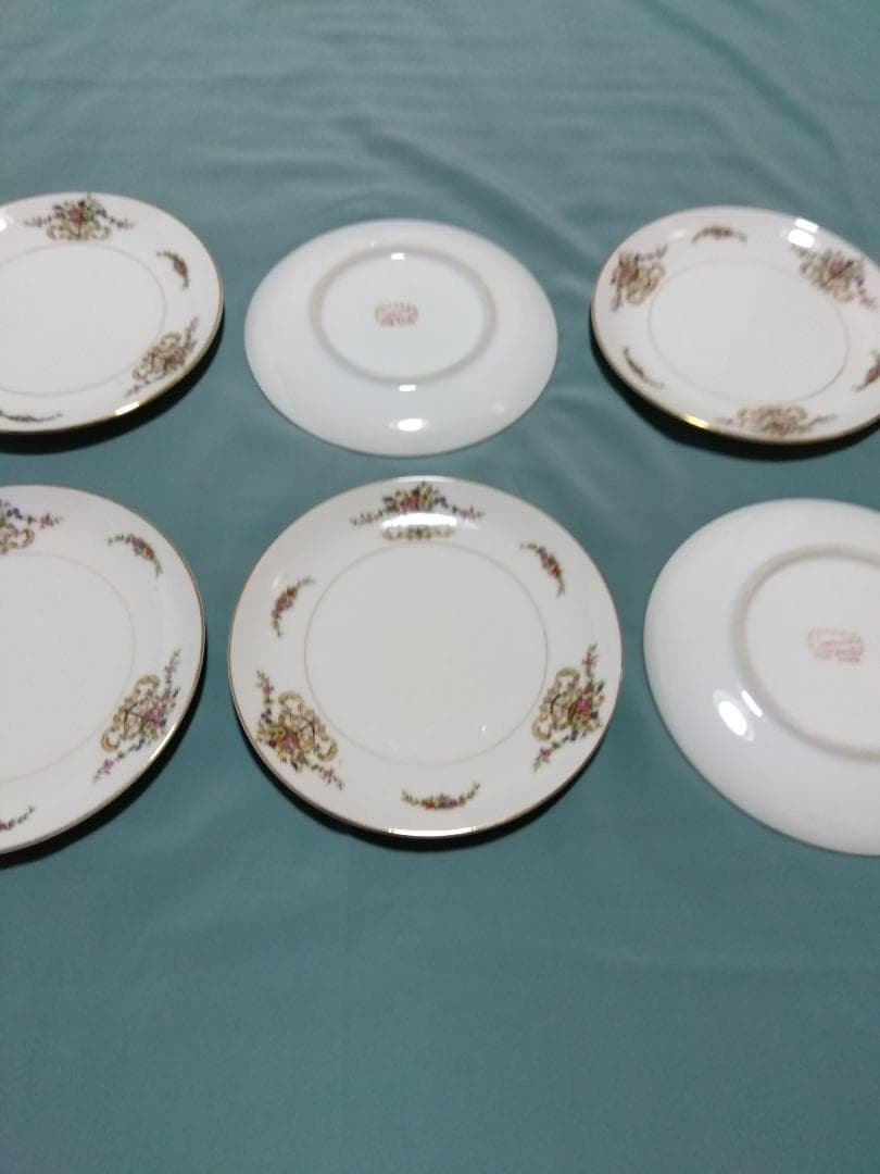 ヴィンテージ　SWALLOW ファインチャイナ 皿 6枚セット