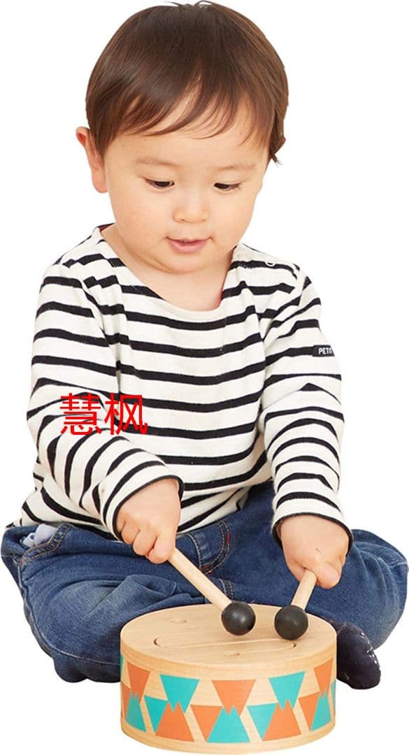 木のおもちゃ 太鼓 ドラム 楽器 打楽器 音楽 出産祝い 音の出るおもちゃ<