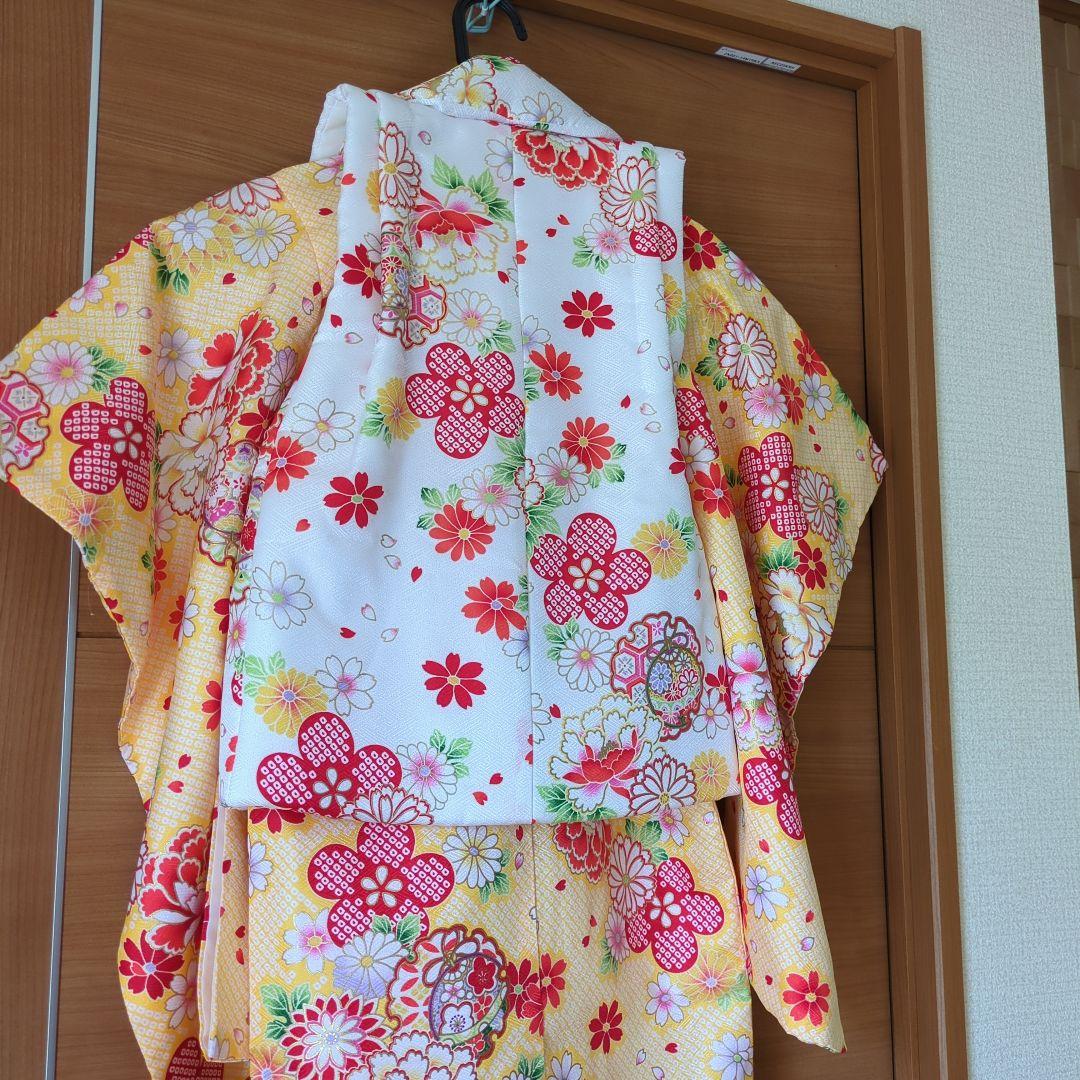 七五三用伝統着物 花柄