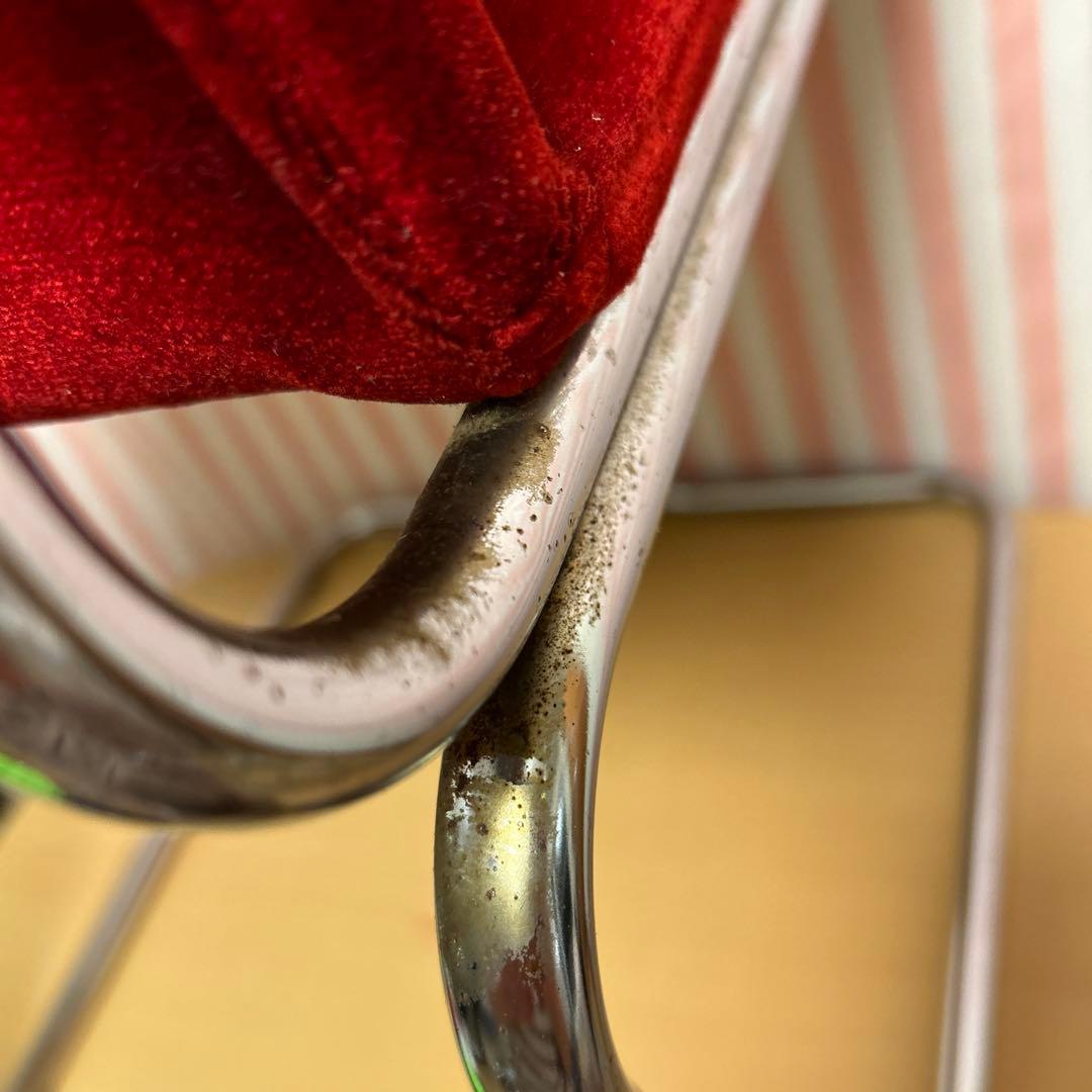 レトロ 喫茶店 ゲームセンター チェア ベロア調 椅子 【送料込】