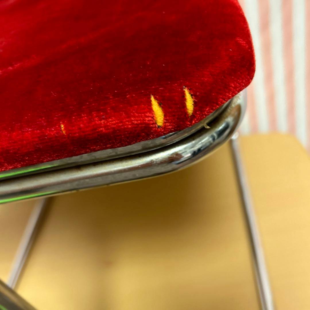 レトロ 喫茶店 ゲームセンター チェア ベロア調 椅子 【送料込】