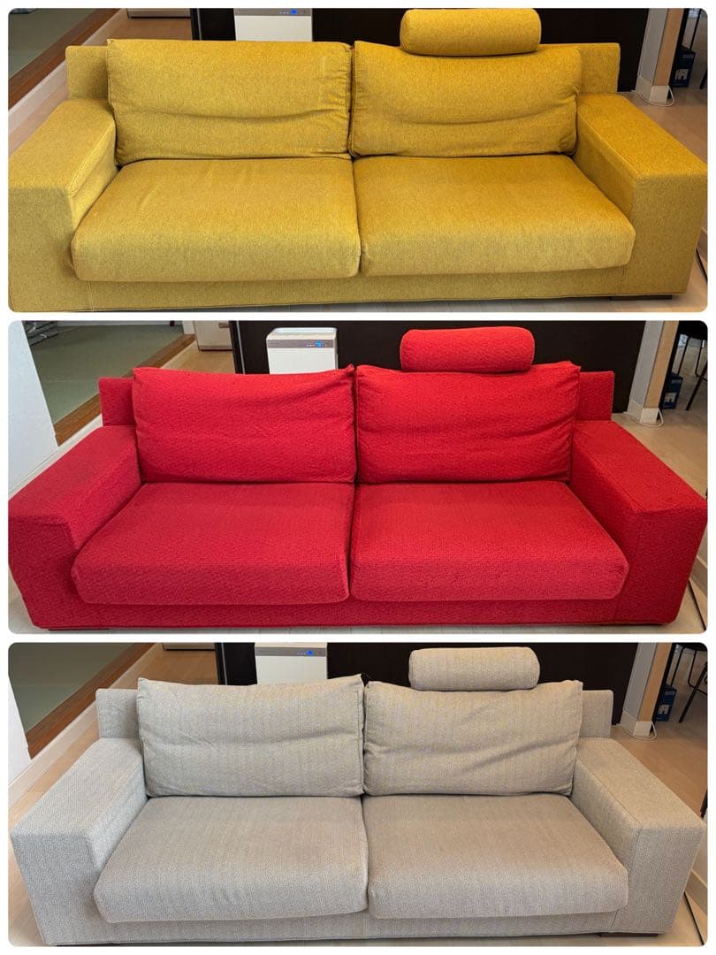 ★ACTUS(アクタス)★ ペイル2 中古 2〜3人掛けソファ+カバー3色アリ