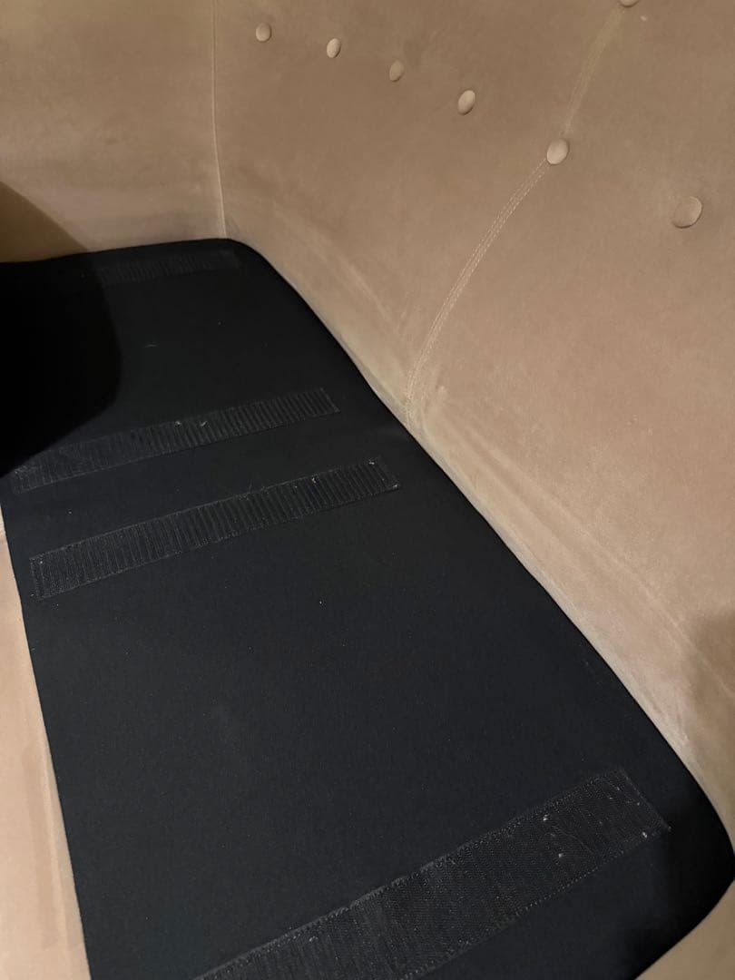 ⭐︎り⭐︎送料込francfranc購入ピンクベロア2人掛けソファ