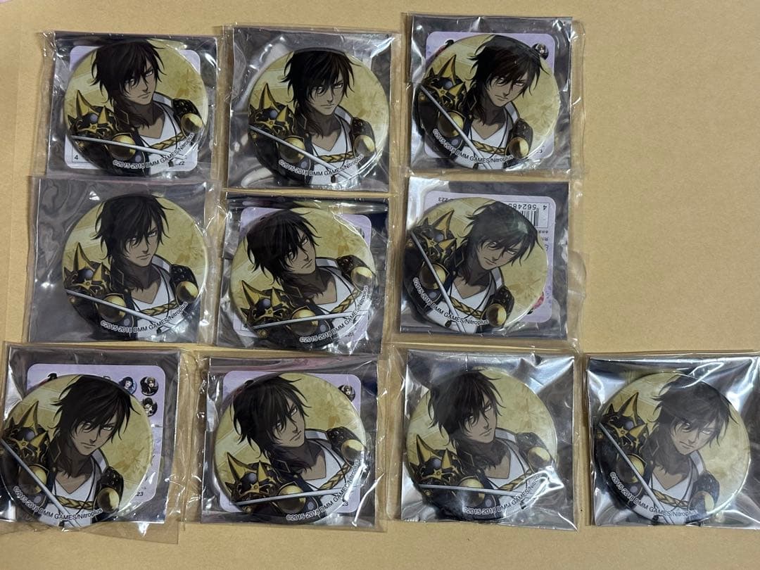 刀剣乱舞 とうらぶ 大倶利伽羅 缶バッジ 原作 トイプラ 極 戦闘 10点