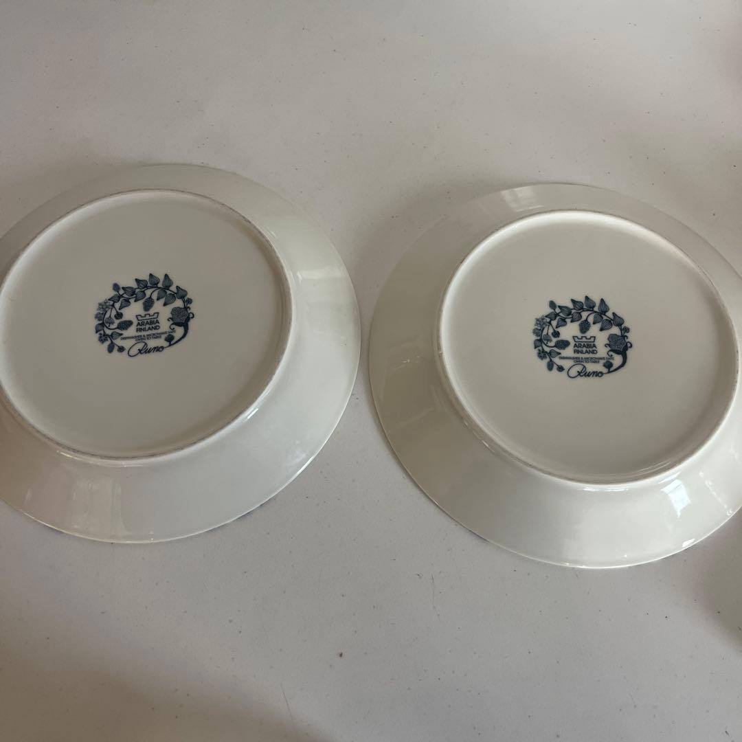 ArabiaアラビアRunoルノウインタースター プレート26cm 2枚 - メルカリ
