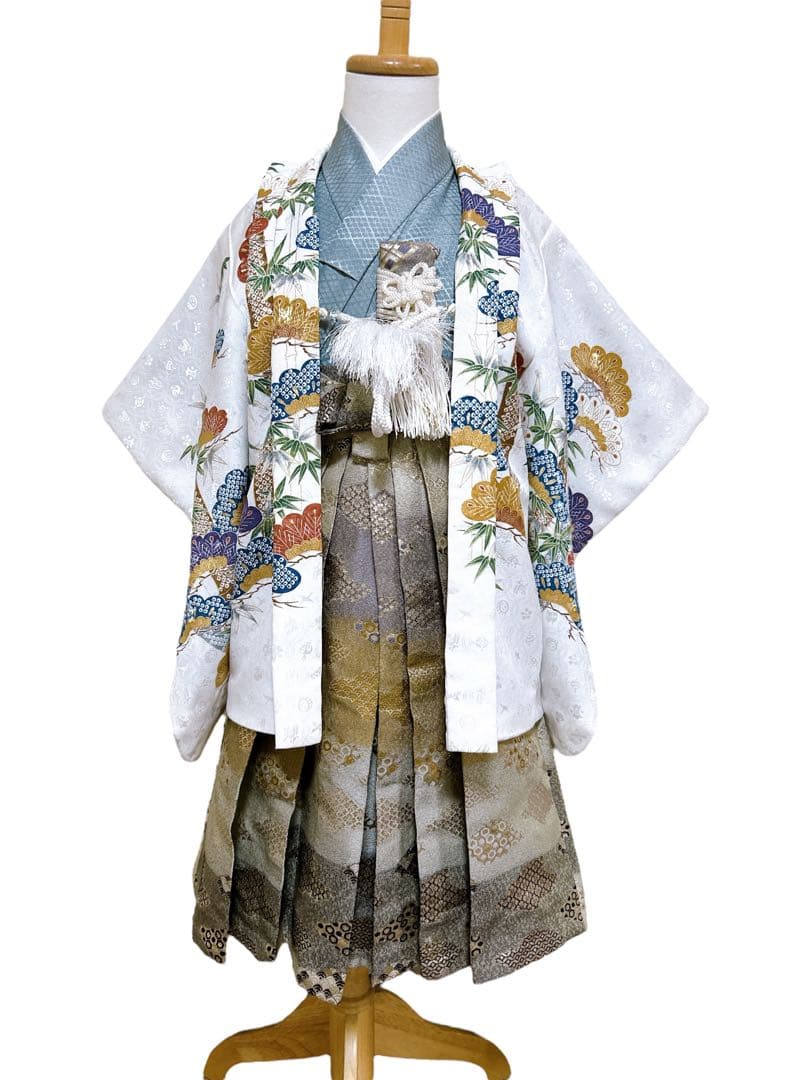 人気の白系♡七五三　3歳　男の子　セット　一式　兜