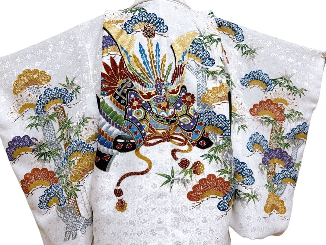 人気の白系♡七五三　3歳　男の子　セット　一式　兜