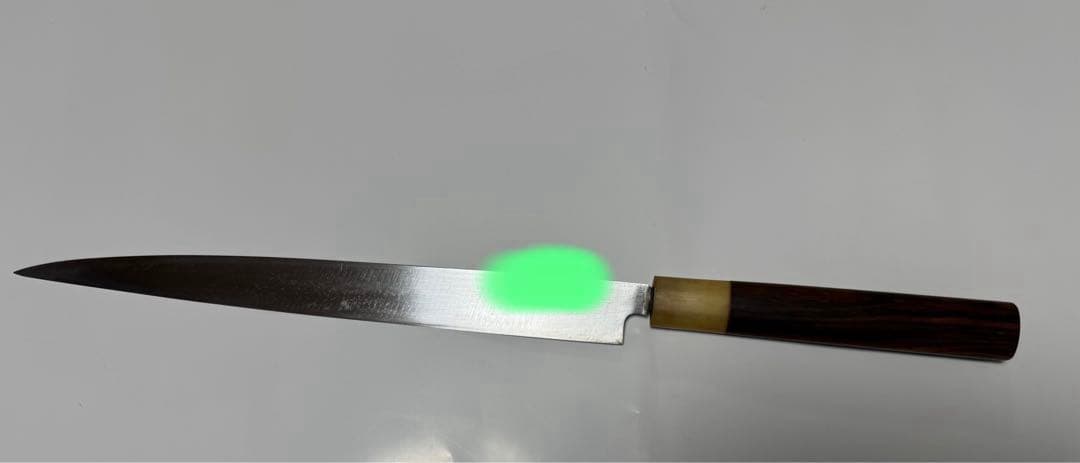 最終値下げ☆高級☆ふぐ引き包丁 薄造り 本焼（錬）尚台正吉 てっさ 八寸 黒檀柄