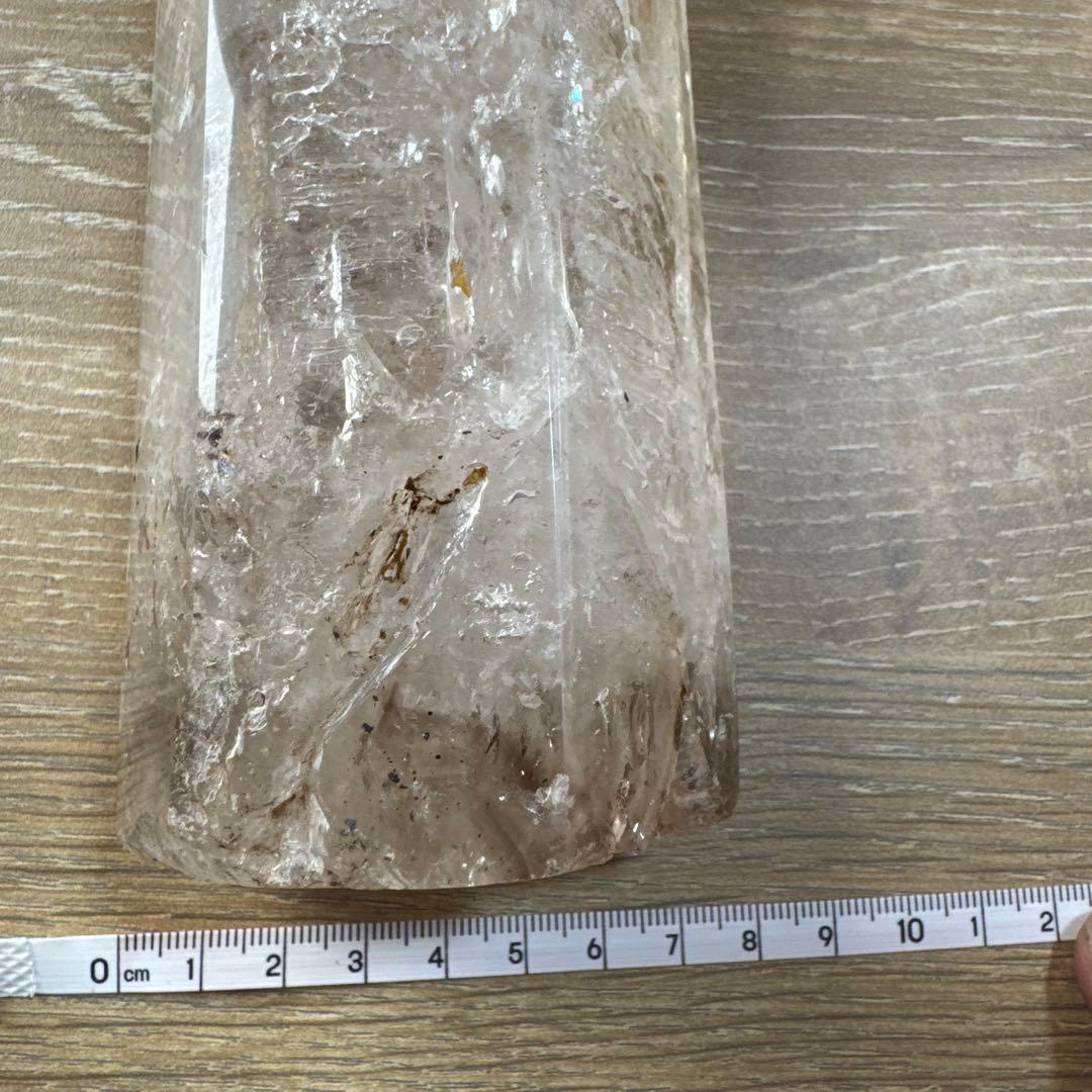 【展示コレクション級】水入り　水晶ポイント　博物館クラス　水多数あり