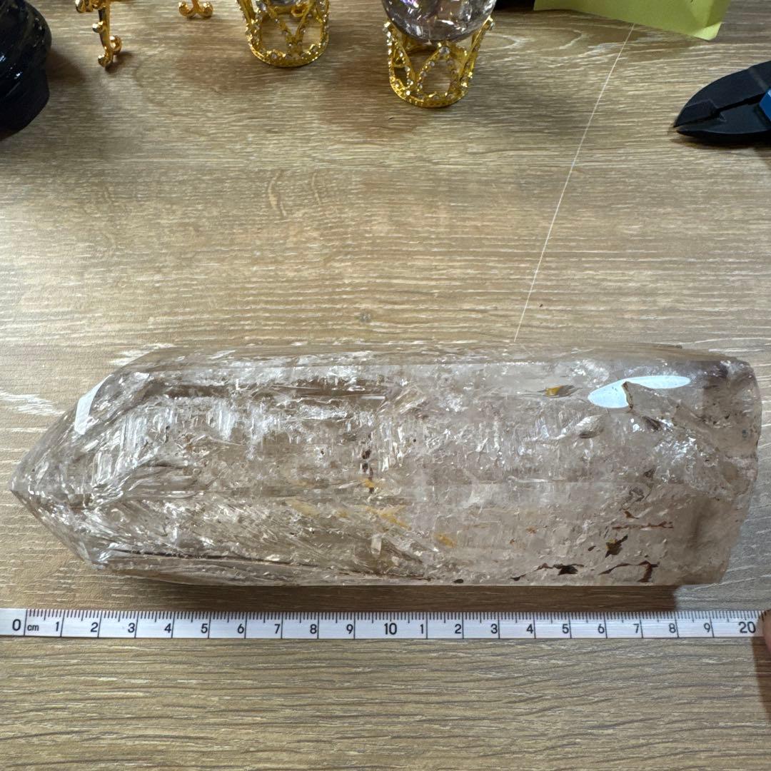 【展示コレクション級】水入り　水晶ポイント　博物館クラス　水多数あり