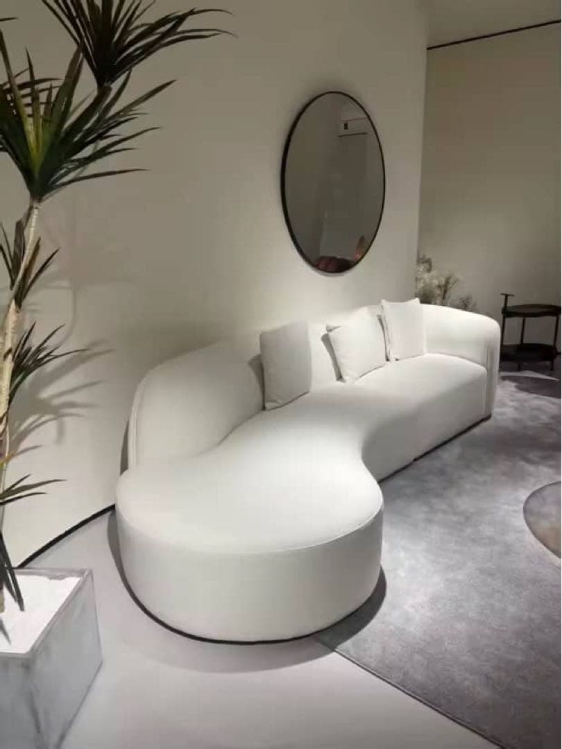 モダンカーブソファ　2人掛け・3人掛け