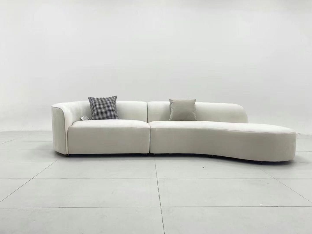 モダンカーブソファ　2人掛け・3人掛け